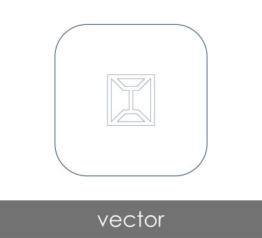 zarf simgesi, logo, vektör çizim 