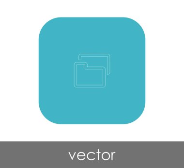 vektör çizim tasarım Klasör simgesinin