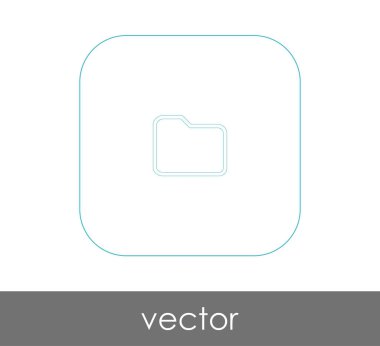 vektör çizim tasarım Klasör simgesinin
