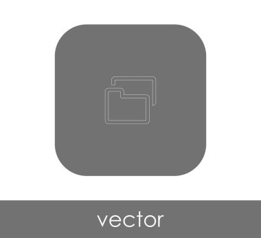 vektör çizim tasarım Klasör simgesinin
