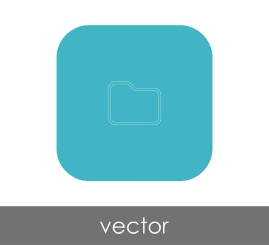 vektör çizim tasarım Klasör simgesinin