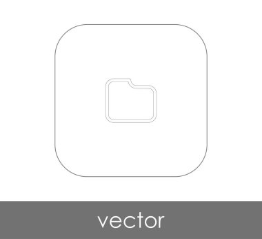 vektör çizim tasarım Klasör simgesinin