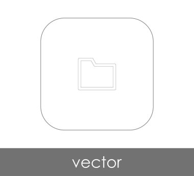 vektör çizim tasarım Klasör simgesinin