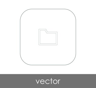 vektör çizim tasarım Klasör simgesinin