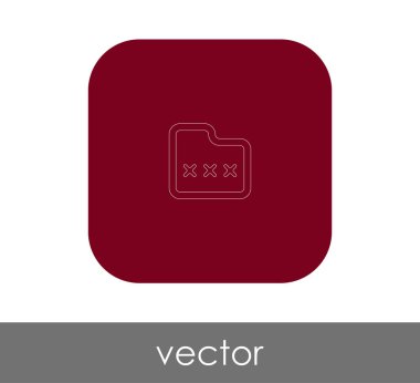vektör çizim tasarım Klasör simgesinin