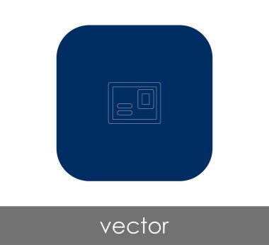 zarf simgesi, logo, vektör çizim 