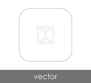 zarf simgesi, logo, vektör çizim 