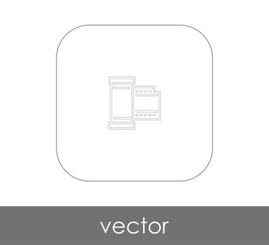 web tasarım ve uygulamaları, vektör çizim için film simgesi 
