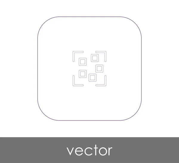 Diseño Ilustración Vectorial Del Icono Enfoque Cámara — Vector de stock