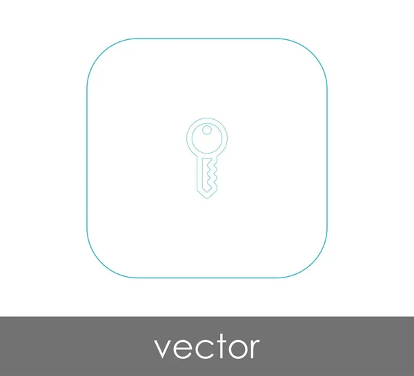 Vector Illustration Design Key Icon — Stock Vector