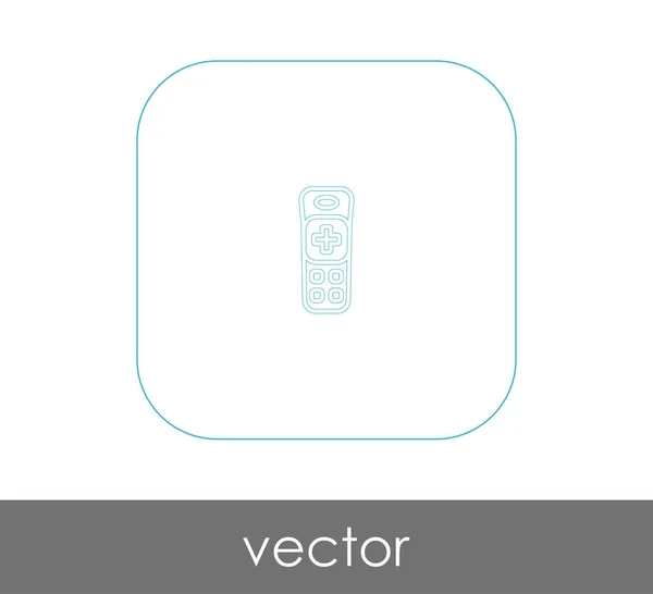 Joystick icono plano — Vector de stock