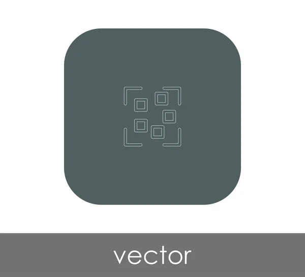 Diseño Ilustración Vectorial Del Icono Enfoque Cámara — Vector de stock