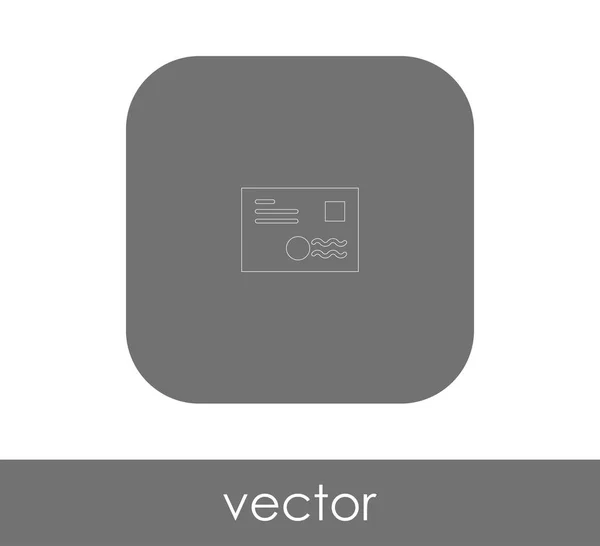 Ícone Envelope Logotipo Ilustração Vetorial — Vetor de Stock