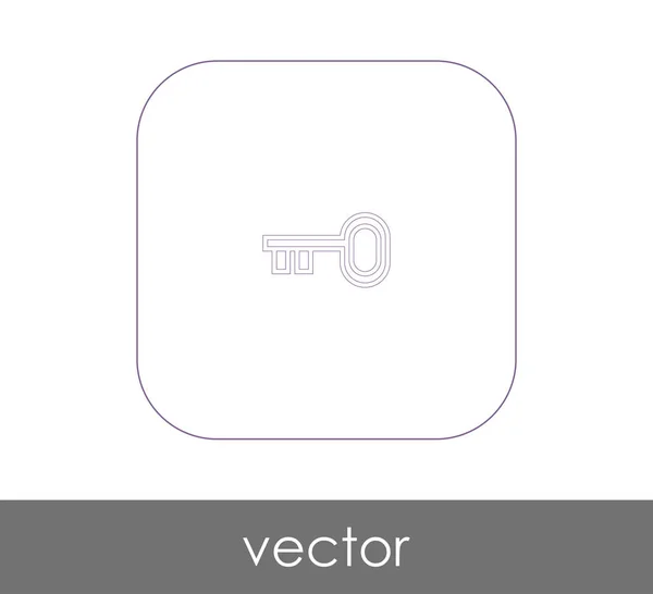 Diseño del icono clave — Vector de stock
