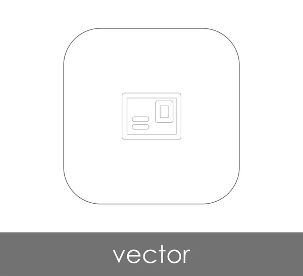 Icono Sobre Logotipo Ilustración Vectores — Vector de stock