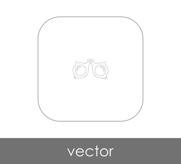 Brille Web Symbol Vektorillustration — Stockvektor