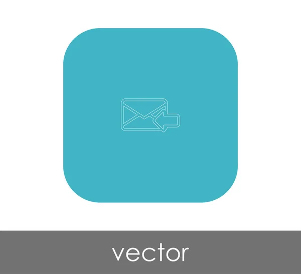 Sicheres Mail Symbol Vektorillustration — Stockvektor