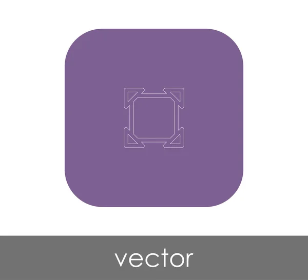 Illustration Vectorielle Conception Icône Écran — Image vectorielle