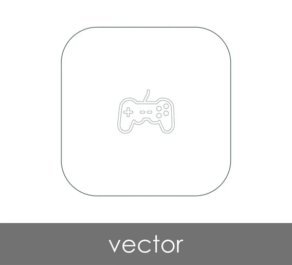 Joystick lapos ikon — Stock Vector