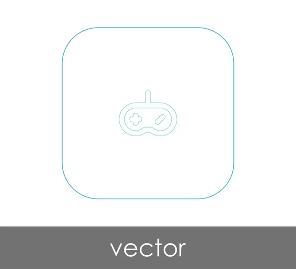 Joystick Icono Logotipo Vector Ilustración — Vector de stock