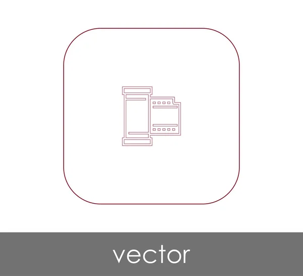 Icono de película — Vector de stock