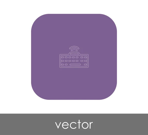 Векторная Иллюстрация Иконки Клавиатуры — стоковый вектор