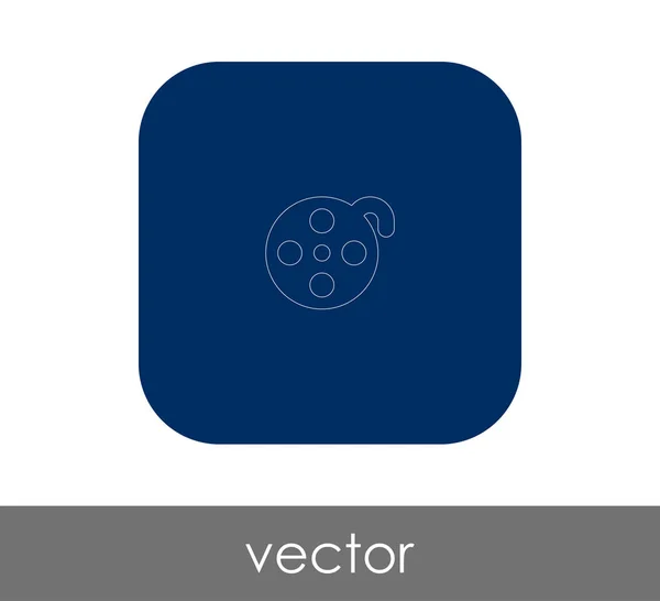 Filmzeichen Symbol Vektorillustration — Stockvektor