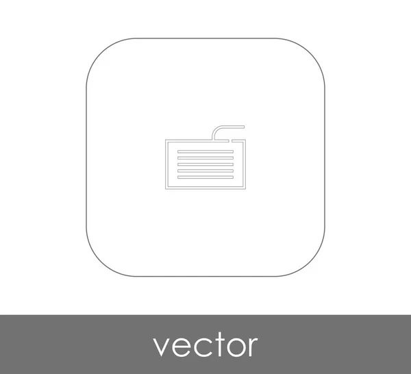 Ícone de teclado — Vetor de Stock