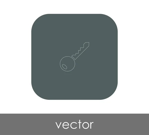 Icono Clave Para Diseño Web Las Aplicaciones — Vector de stock