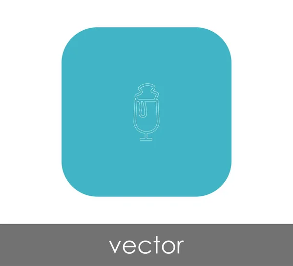 Icono Helado Para Diseño Web Aplicaciones — Vector de stock