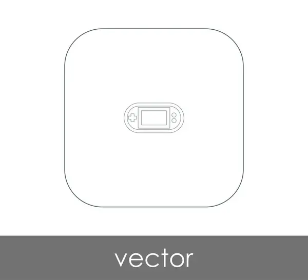 Joystick icono plano — Vector de stock