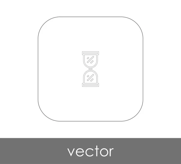 Векторная Иллюстрация Песочных Часов Логотип — стоковый вектор