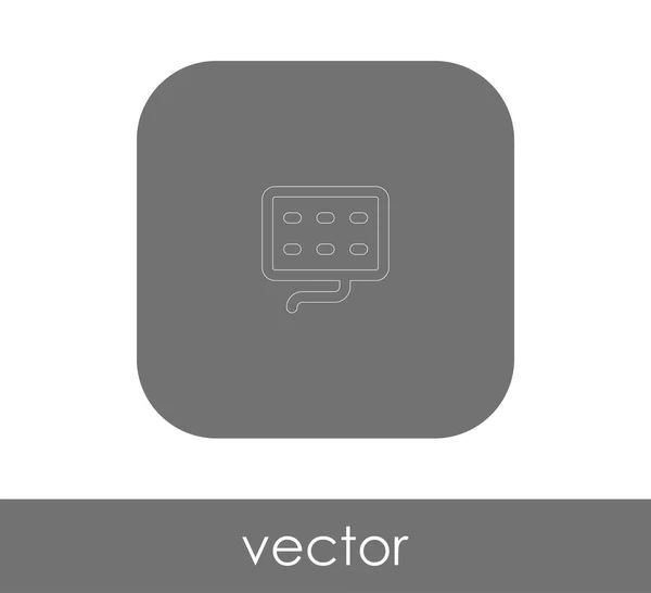 Tastatur-Symbol — Stockvektor
