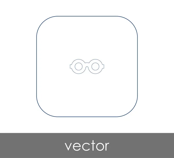 Icono Gafas Graduadas Para Diseño Web Aplicaciones Ilustración Vectorial — Vector de stock