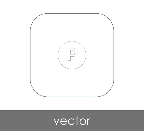 Pasar Icono Grado Ilustración Vectorial — Vector de stock