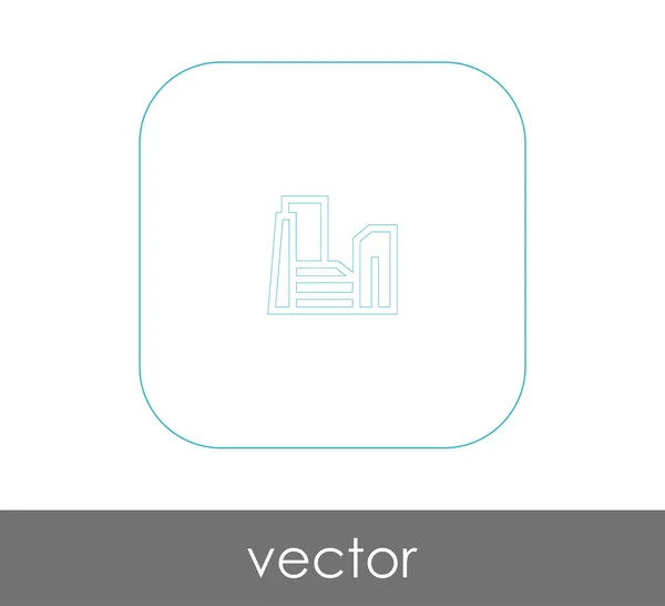 Icono de fábrica — Vector de stock