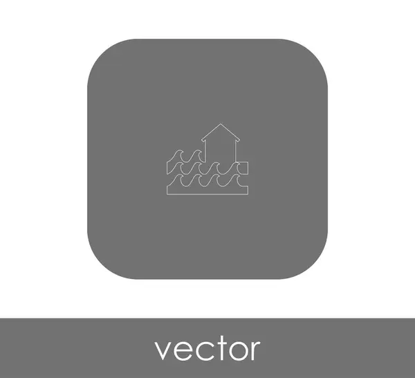 Diseño Ilustración Vectorial Del Icono Casa Para Diseño Web Aplicaciones — Vector de stock
