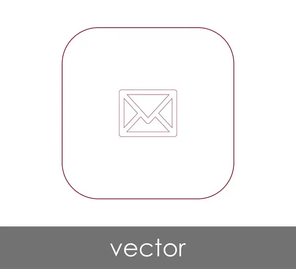 Icono Sobre Logotipo Ilustración Vectores — Vector de stock