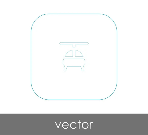 Helikopter-Websymbol — Stockvektor