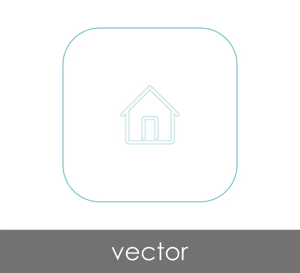 Ícone web Home — Vetor de Stock