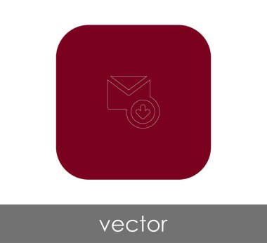 güvenli e-posta kutsal kişilerin resmi, vektör çizim