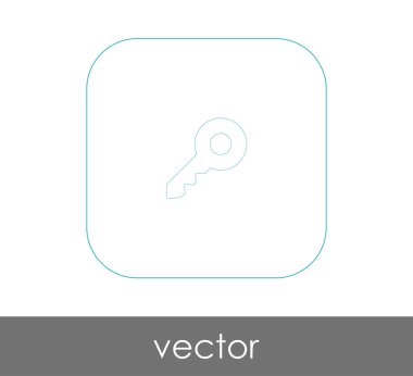 web tasarım ve uygulamalar için anahtar simgesi