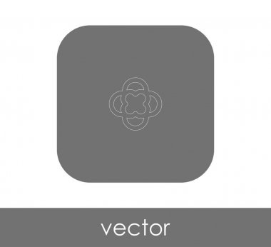 web tasarım ve uygulamalar için çiçek simgesi