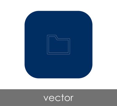vektör çizim tasarım Klasör simgesinin