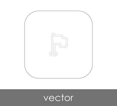 web tasarım ve uygulamaları, vektör çizim için bayrak simgesi