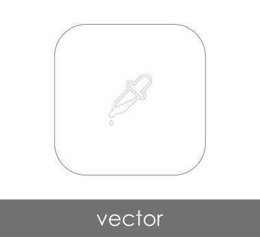 Damlalık simgesini vektör çizim, logo