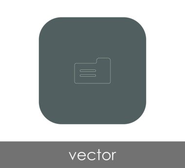 vektör çizim tasarım Klasör simgesinin