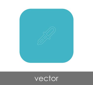 Damlalık işareti simgesi, vektör çizim