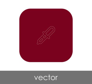 Damlalık işareti simgesi, vektör çizim