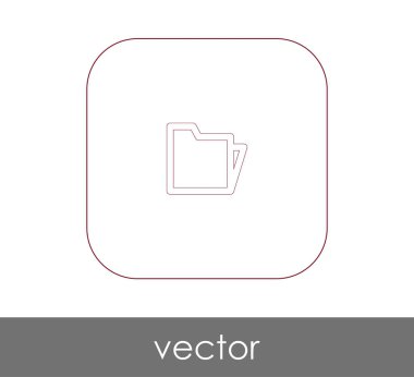 vektör çizim tasarım Klasör simgesinin